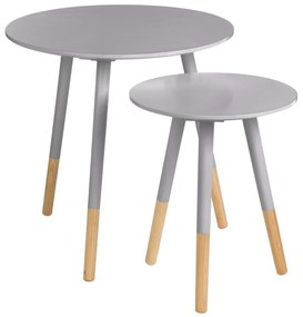 Măsuțe auxiliare 2 buc. rotunde ø 48 cm Viborg – Premier Housewares