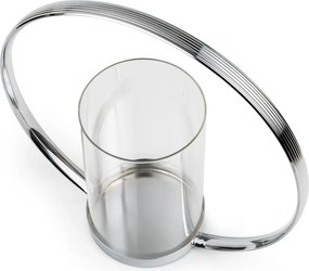 Sfeșnic pentru lumânări pastilă din metal Elana – Zilverstad