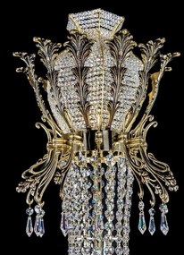 Candelabru XXL cu 21 brate Cristal Bohemia Exclusive SIRAEL