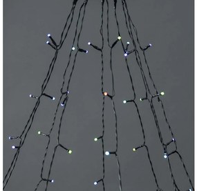 Nedis WIFILXT01C180 - LED RGB perde de Crăciun 240 LED, 11 funcții, 8m, IP65, Wi