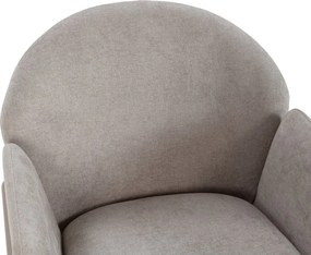 Set de scaune de sufragerie bej 2 buc. tapițat Aslin – MOME