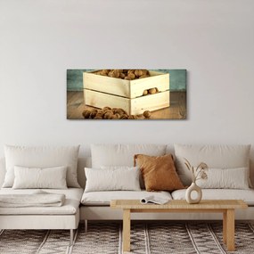 Tablou - Natură moartă de toamnă cu nuci (120x50 cm)