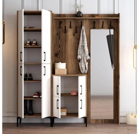 Mobilier hol Betina ABC (Alb + Nuc). 1089015