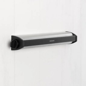 Uscator de rufe rabatabil Brabantia Pull-out 90300176, 22 m, Montare pe perete, Blocare automata, Rezistent la coroziune, Negru/Inox