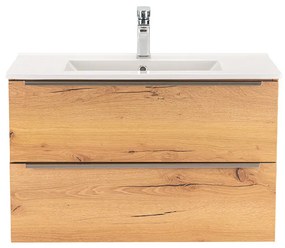 Dulap inferior Vario Trim 80 cu lavoar stejar-stejar