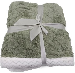 Pătură din lână Island Olivia, 150 x 200 cm