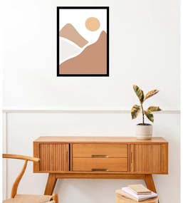 Poster 29x41 cm Mountains – Veronika Boulová