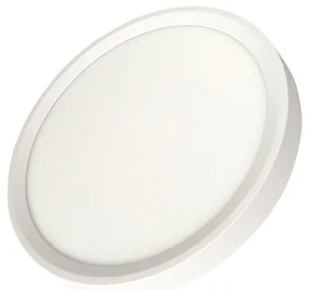 Plafonieră LED 18 W, 230 V, 3000/4000/6500 K, Ø 23 cm, alb