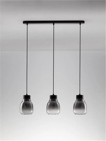 Lustra cu 3 pendule design modern Blaku