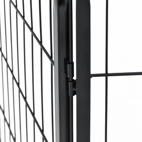 Juskys Pix metalic pentru catelusi -160x160x80cm