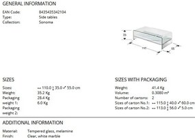 Masuta de cafea design modern Sonoma