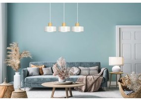 Lustră pe cablu TORIN 3xE27/15W/230V alb