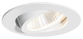 Spot încastrat alb 6,8 cm incl. LED 545 lm Dimmable IP23 - Gaius