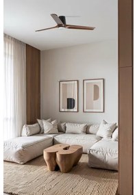 FARO33839WT-1TW-LED Ventilator HEYWOODTUBL 10W/230V pin/negru pr.132cm WT+DO