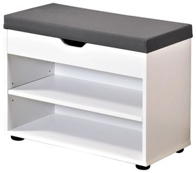 Kesper 15914 Șapă cu scaun, albă, 60 x 45 x 30 cm