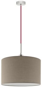 Lustră LED pe cablu Eglo TUNJA 1xE27/60W/230V taupe