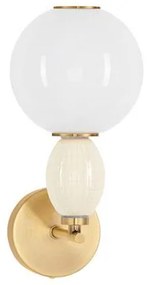 Aplica LED decorativa ceramica bej, alb, OBRIE