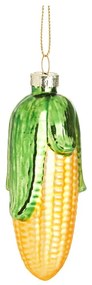 Ornament de Crăciun din sticlă Corn – Sass &amp; Belle