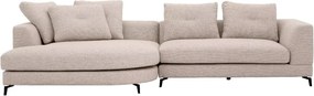 Canapea eleganta design LUX Moderno S left, Aveiro sand