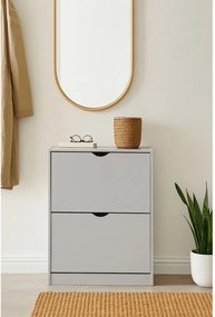 Pantofar gri cu deschidere înclinată 50x82x24 cm Stelo – Bonami Essentials