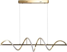 Lustra LED suspendata design modern MEMPHIS aurie 3-STEP DIMM