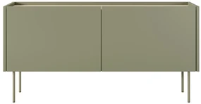 Dulap TV Desin 120 cm cu picioare metalice - stejar maslin / nagano
