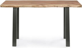 Consolă ARON 130x45x76 cm din lemn masiv de acacia și metal | Bizzotto