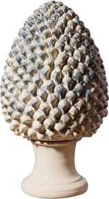 Decoratiune de masa in forma de anghinare, din ceramica, H40cm ,Artisanal