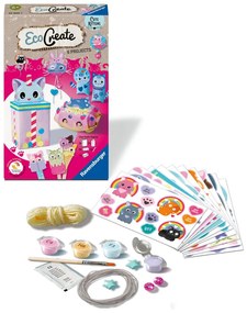 ECO CREATE SET DE CREATIE PISICUTE CE INCLUDE 6 PROIECTE - RAVENSBURGER (RVSAC23920)