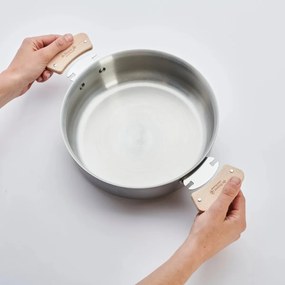 Pereche de mânere De Buyer 3660.02 LOQY detașabile , lemn