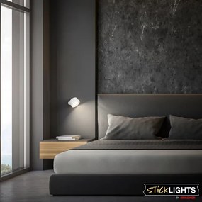 Briloner 3896016 - Aplică de perete LED reîncărcabilă TARI, reglabilă, LED/1,6W/5V, 1500 mAh, alb