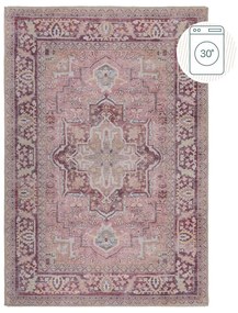 Covor roșu deschis lavabil din amestec de fibre reciclate 160x230 cm Windsor – Flair Rugs