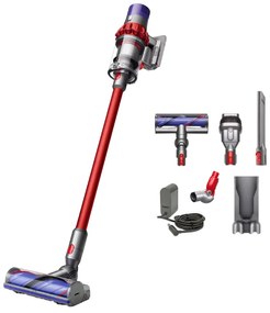 Aspirator vertical Dyson V10 Origin 394464-01, 525W, 151AW, 0.76l, 125000 rpm, 60 min, 3 moduri, Motorbar clar, Nichel/negrit
