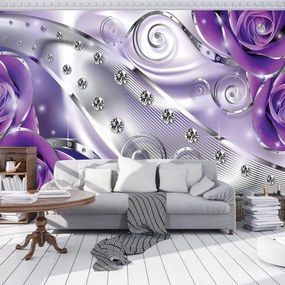 Fototapet - Abstracție  violetă (254x184 cm)