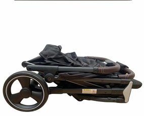 Carucior sport cu pliere compacta tip troller, 6-36 luni, Negru - CPC-23-negru