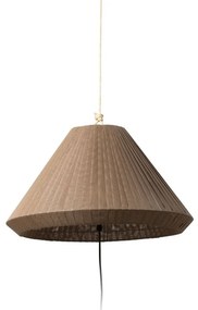 Lampa/Pendul portabil iluminat exterior decorativ SAIGON hole cap T70 gri/maro