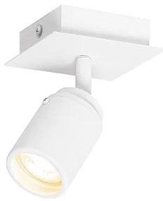 Spot de baie modern, pătrat, alb, IP44 - Ducha