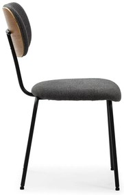 Scaune de dining negre 4 buc. Dash – Marckeric