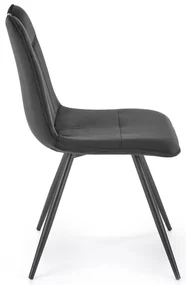 Scaun de bucaterie Olindo, negru