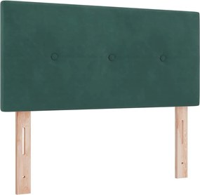 vidaXL Tăblie cap Verde închis 80 cm Catifea