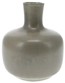 Vaza Eyre din portelan, gri, 13x15 cm