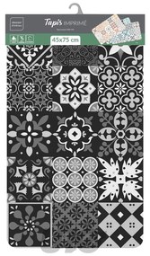 Covor negru din PVC 45x75 cm Salou – douceur d'intérieur