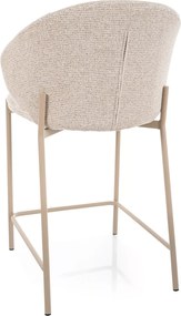 Scaun de bar KIOTO, casmir / bej deschis