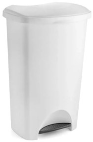 Coș de gunoi cu pedală și capac Addis, 41 x 33 x 62,5 cm, alb