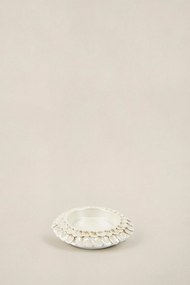 Set de Baie Lux Lindy, Crem, Dozator de sapun, Perie, Suport de periuta de dinti, Sapuniera, Coș de Gunoi