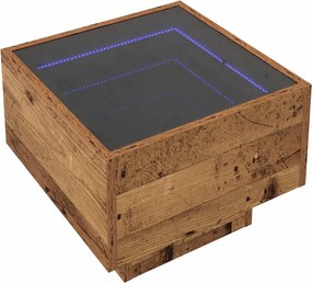 vidaXL Masă de cafea Lemn vechi 40 x 40 x 30 cm Lemn compozit