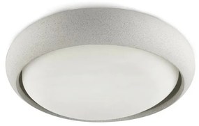 Plafoniera LED exterior iluminat minimalist IP44 ANGA 29cm alba