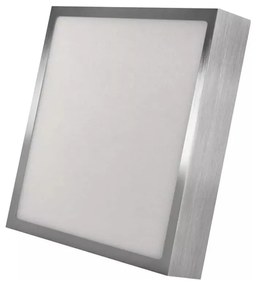 Plafonieră argintiu-lucios LED 22.5x22.5 cm Nexxo – EMOS