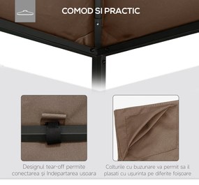 Acoperis de Schimb Outsunny 3x3m, din Poliester. 3x3m | Aosom RO