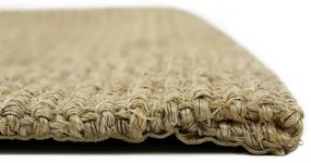 Covor din sisal natural, gri taupe, 100x350 cm Gri taupe, 100 x 350 cm